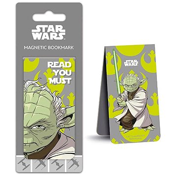 Záložka magnetická Star Wars Yoda