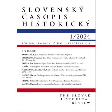 

Slovenský časopis historický 1 / 2024