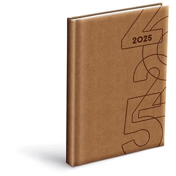

Denní diář 2025 light brown