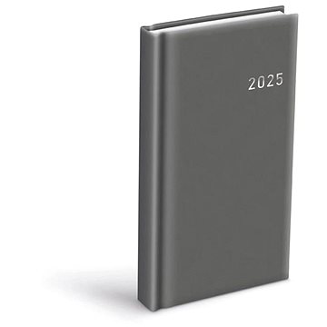 

Denní diář 2025 PVC dark gray