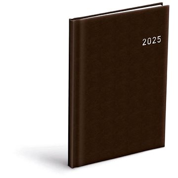 

Týdenní diář 2025 PVC dark brown