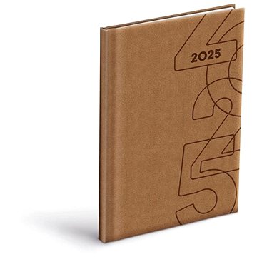 

Týdenní diář 2025 PU light brown
