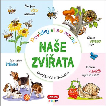 

Povídej si se mnou! Naše zvířata: obrázky s otázkami