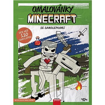 

Omalovánky Minecraft se samolepkami