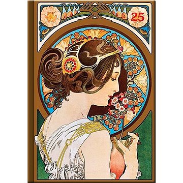 

Denní diář FSC A5 cz/sk 2025 ART Mucha