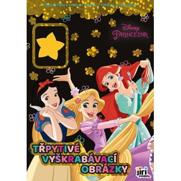 

Třpytivé vyškrabávací obrázky Princezny