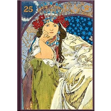 

Týdenní diář FSC A5 2025 ART Mucha