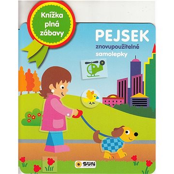 

Pejsek znovupoužitelné samolepky: Knížka plná zábavy