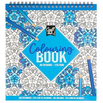 

Colouring Book: modrý sešit