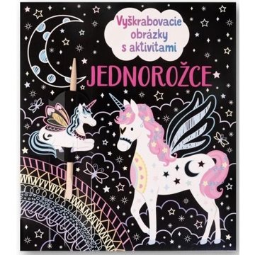 

Vyškrabovacie obrázky s aktivitami Jednorožce