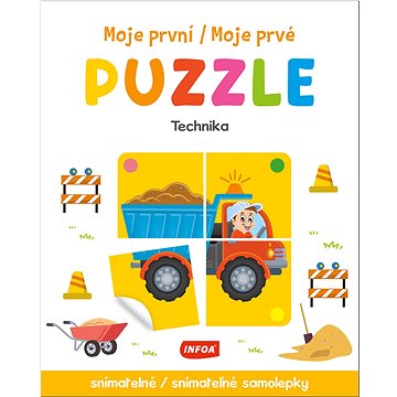 

Moje první/Moje prvé puzzle Technika: snímatelné/snímateľné samolepky