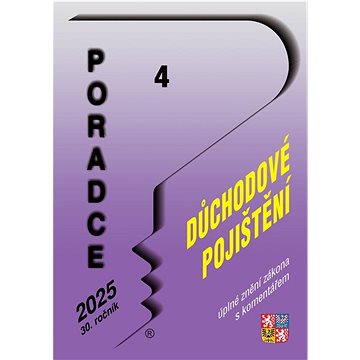 

Poradce 4/2025 Zákon o důchodovém pojištění s komentářem