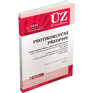 

ÚZ 1614 Protikorupčí předpisy