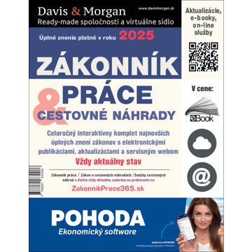 

Zákonník práce a Cestovné náhrady 2025: Úplné znenia platné v roku 2025