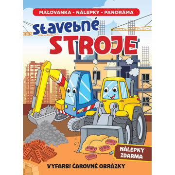 

Stavebné stroje panoráma: Vyfarbi čarovné obrázky