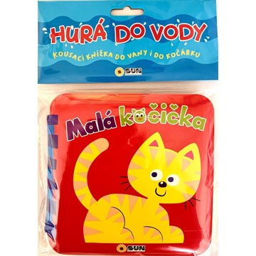 

Malá kočička Hurá do vody: Kousací knížka do vody i do kočárku