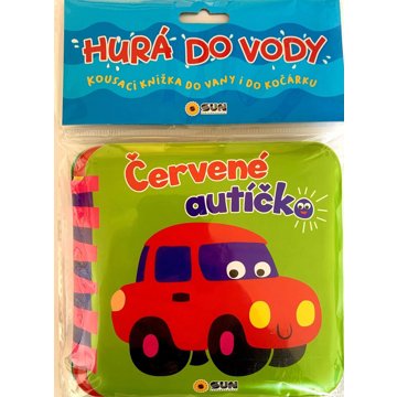 

Červené autíčko Hurá do vody: Kousací knížka do vody i do kočárku