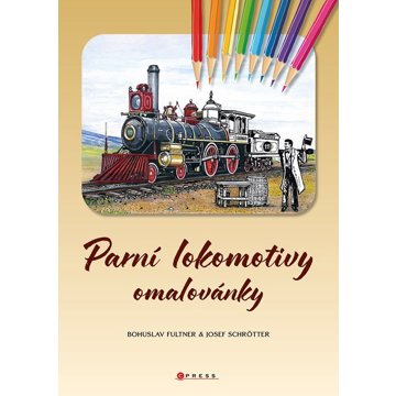 

Parní lokomotivy: Omalovánky