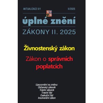 

Aktualizace Živnostenský zákon: Zákon o správních poplatcích
