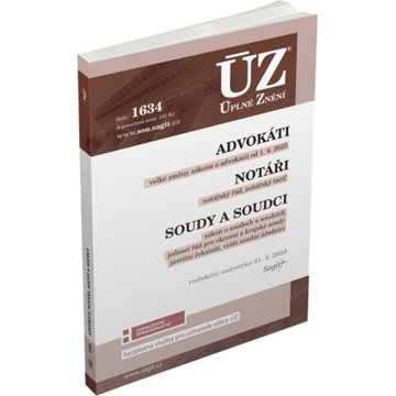 

ÚZ 1634 Soudy a soudci