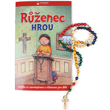 

Růženec hrou: Knížka se samolepkami a růžencem pro děti