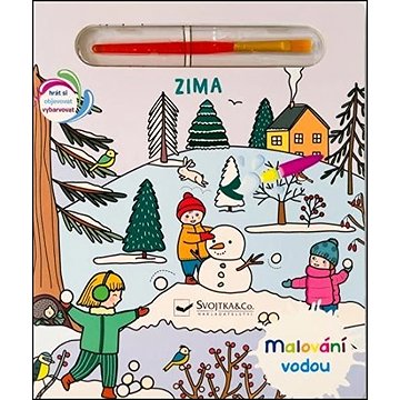 

Malování vodou Zima