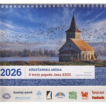 Nakladatelství Cesta Křesťanská média s texty papeže Jana XXIII. stolní kalendář 2026