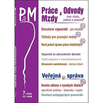 

Práce a mzdy Doručení výpovědi z pracovního poměru: po novele