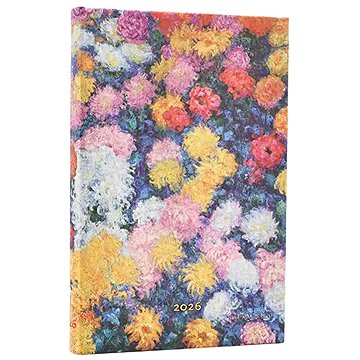 PAPERBLANKS Diář 2026 Monet’s Chrysanthemums