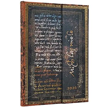 PAPERBLANKS Diář 2026 Michelangelo, Handwriting