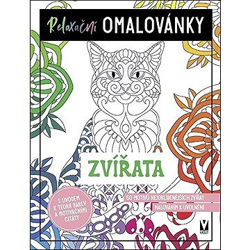 Relaxační omalovánky Zvířata: 50 motivů nejoblíbenějších zvířat