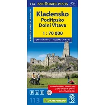 

Kladensko, Podřipsko, Dolní Vltava 1: 70 0000: Cykloturistická mapa 113