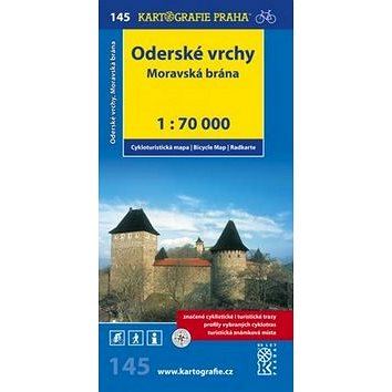 

Oderské vrchy Moravská brána: cyklomapa 1:70 000