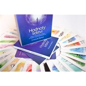 

Hodnoty lidstvtí: Knížka o 190 stranách, 27 karet, 9 meditací v mp3 a společenská hra