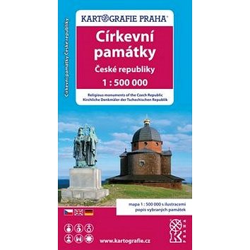 Církevní památky České republiky: 1: 500 000 - Kniha