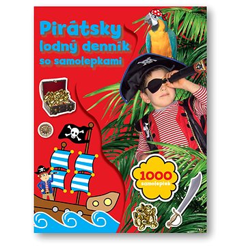 

Pirátsky lodný deník so samolepkami: 1000 samolepiek