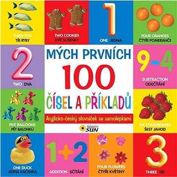 

Mých prvních 100 čísel a příkladů: Anglicko-český slovníček se samolepkami