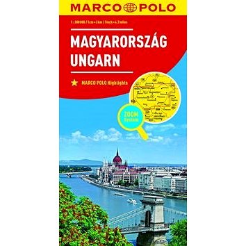 

Maďarsko Magyarország Ungarn 1:800 000