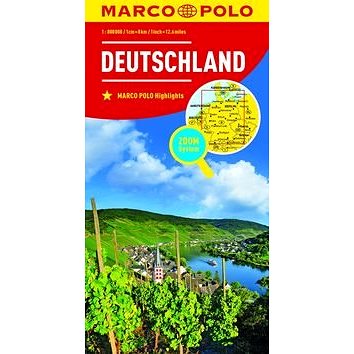 

Kniha Německo Deutschland 1:800 000