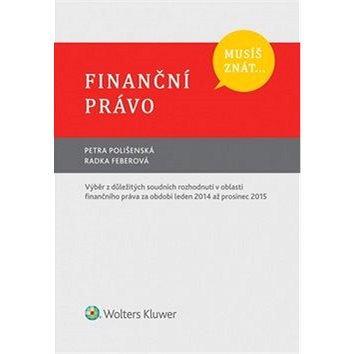 

Musíš znát... Finanční právo