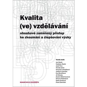 

Kniha Kvalita (ve) vzdělávání