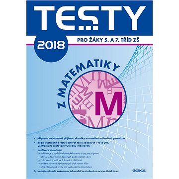 

Testy 2018 z matematiky pro žáky 5. a 7. tříd ZŠ