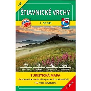 

Štiavnické vrchy 1:50 000: 138 Turistická mapa