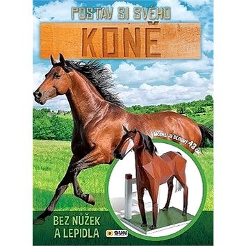 

Postav si svého koně bez nůžek a lepidla: Model je dlouhý 43 cm