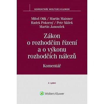 

Zákon o rozhodčím řízení a o výkonu rozhodčích nálezů Komentář: Komentář