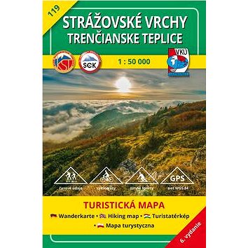 

Strážovské vrchy, Trenčianske Teplice1:50 000: 119 Turistická mapa