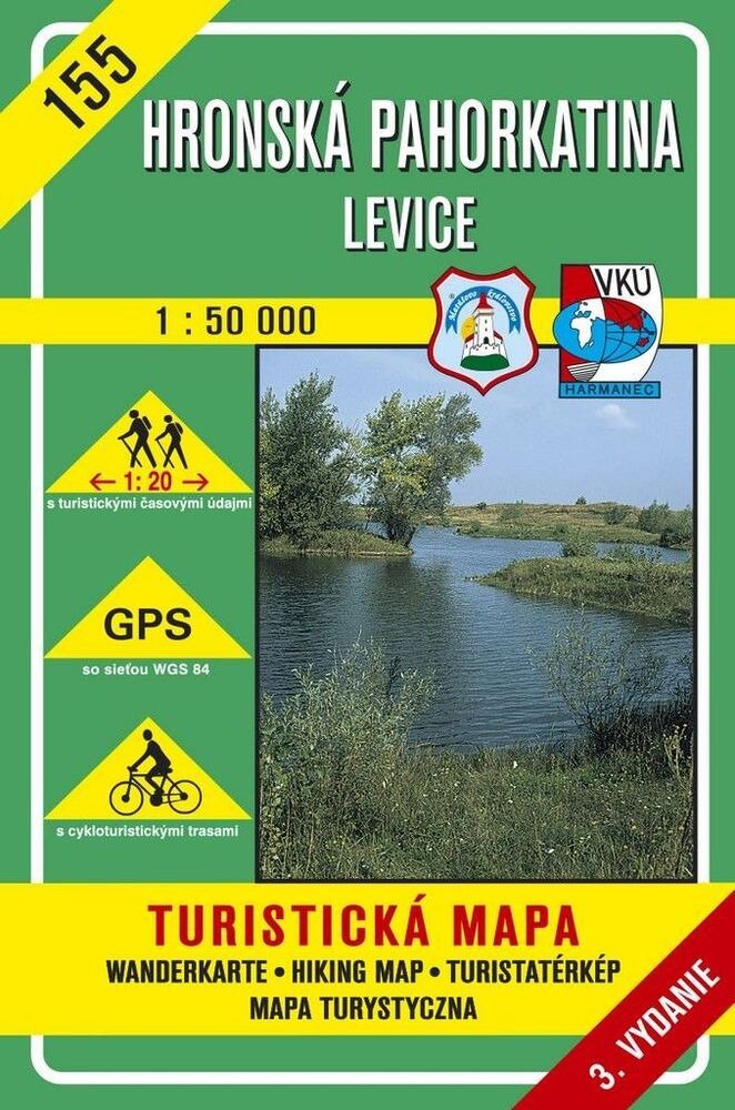

Hronská pahorkatina Levice 1:50 000: 155 Turistická mapa