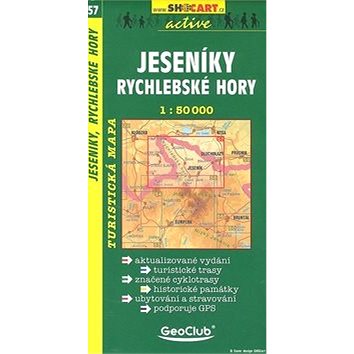 

Jeseníky, Rychlebské hory 1: 50 000: 57
