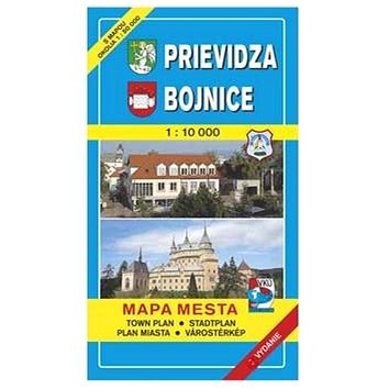 

Prievidza Bojnice Mapa mesta Town plan Stadtplan Plan miasta Várostérkép
