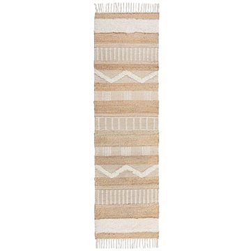 

Flair Rugs Běhoun Jubilant Medina Jute Natural / Ivory 60 × 230